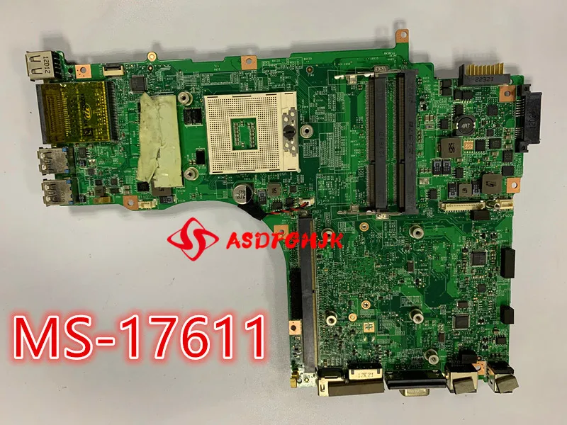 

For MSI GX780R GT780 GT780R GT780DXR Laptop Motherboard MS-17611 REV1.1 DDR3 HM67 Mainboard 100% Tested Fast Ship