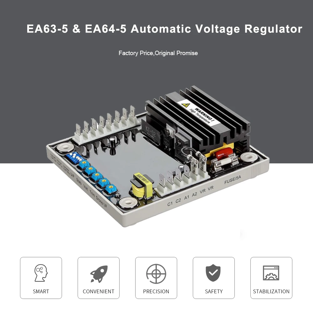 AVR EA64-5 and EA63-5 Automatic Voltage Regulator Universal for Synchronous Generator alternator Genset