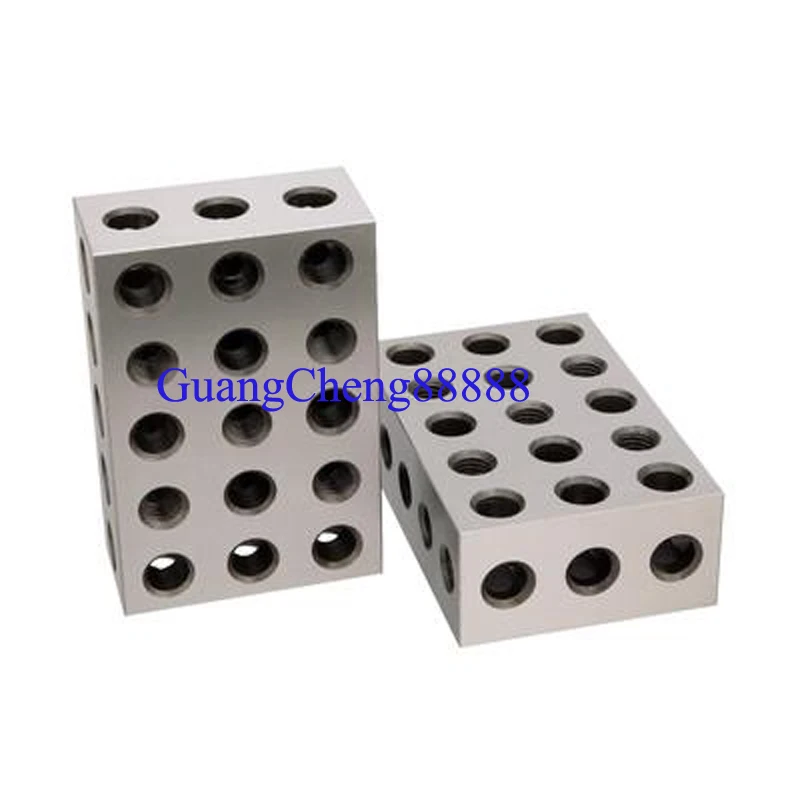 2pcs/set Hardened Steel 25-50-75mm Blocks 0.0001\