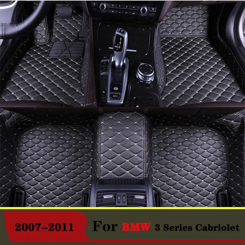 

Car floor mats For BMW 3 Series Cabriolet 2011 2010 2009 2008 2007 Car Floor Mats Custom Styling Auto Interior Accessories Foot