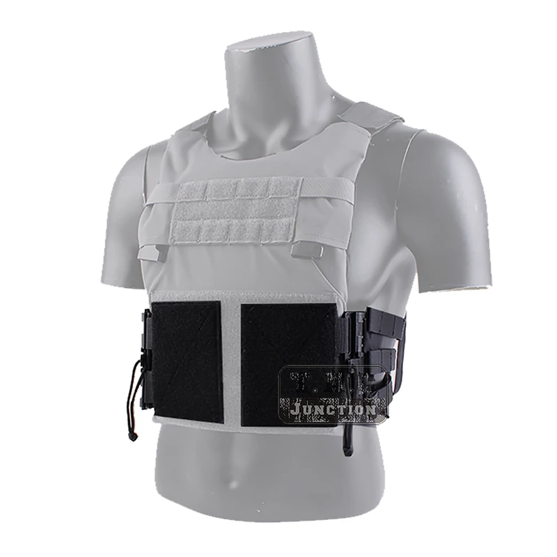 Tactical Quick Release MOLLE 3-Band Skeletal Cummerbund For Plate Carrier Vest 1 Pair