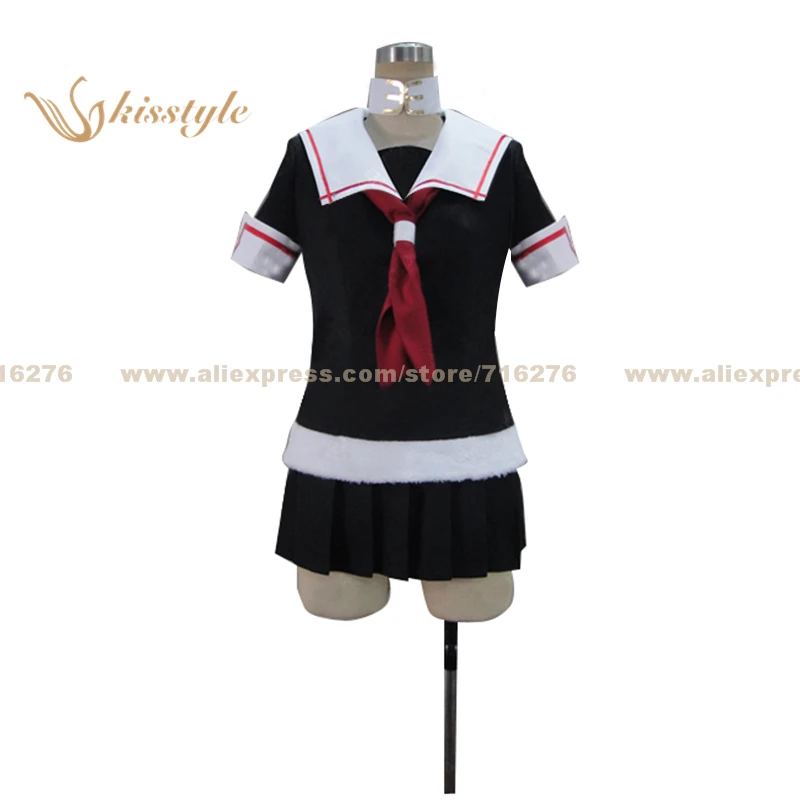 Kisstyle Fashion Kantai Collection Yudachi Uniform COS Clothing Cosplay Costume,Customized Accepted