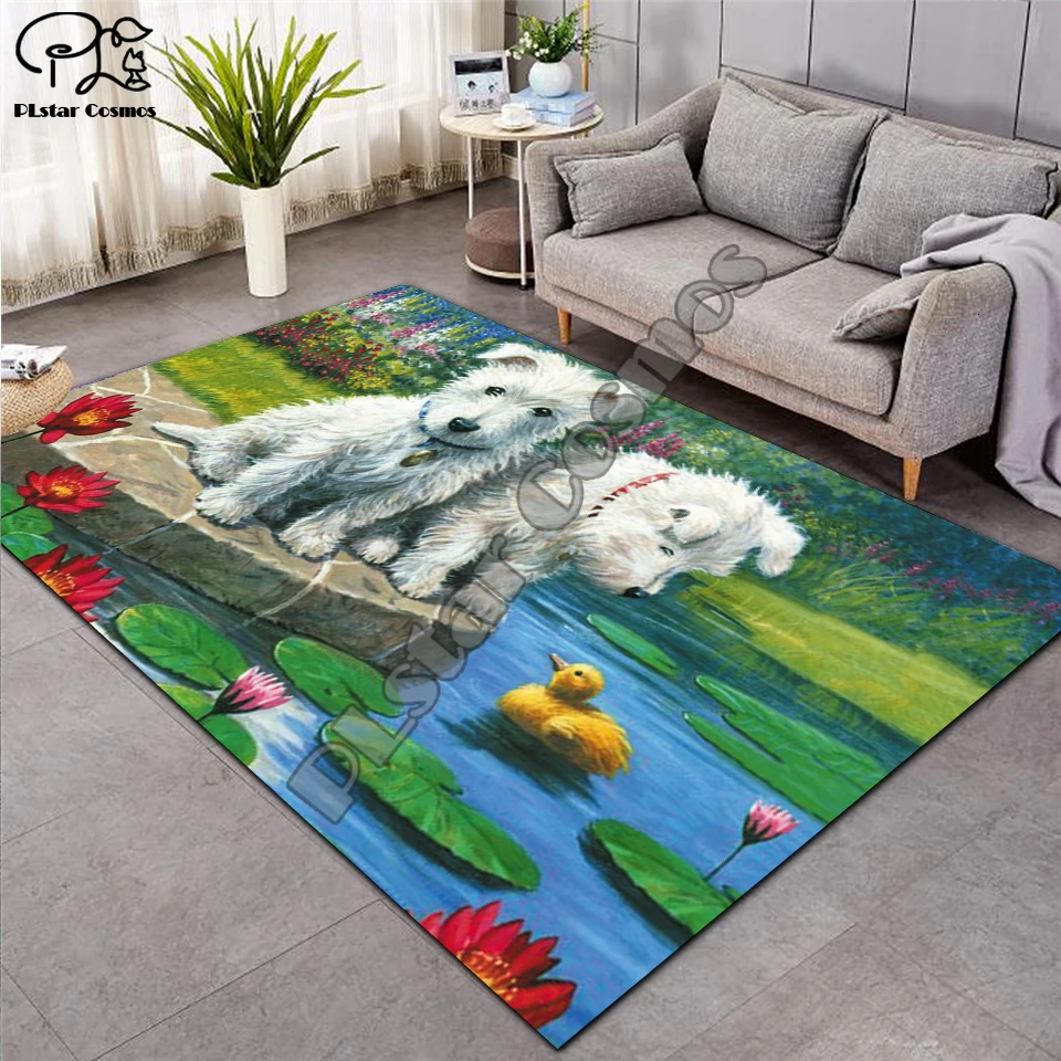 Dog/cat carpet Nordic Rug Soft Flannel 3D Printed Rugs Parlor Mat Area Rugs Anti-slip Large Carpet Rug Living Room Decor D-005