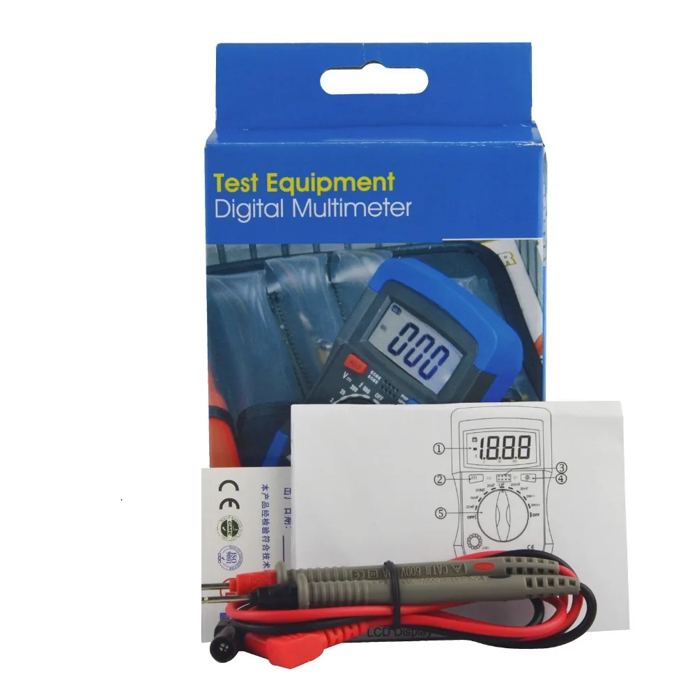 HoldPeak HP-36DMini Multimeter LCD Digital Capacitance meter Capacitor Tester pF mF Circuit Gauge Back Light