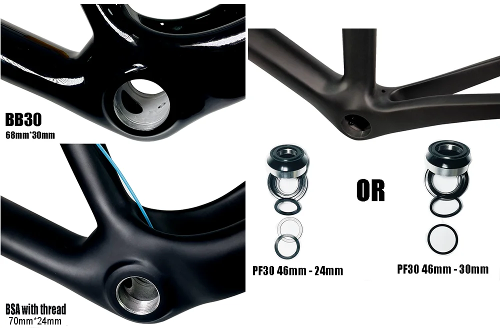 ship from spain THRUST T1000 Carbon Road Bike Carbon Fiber Frame Bicycle 700C Wheel Bicycle Accessories Di2 And Mechanical