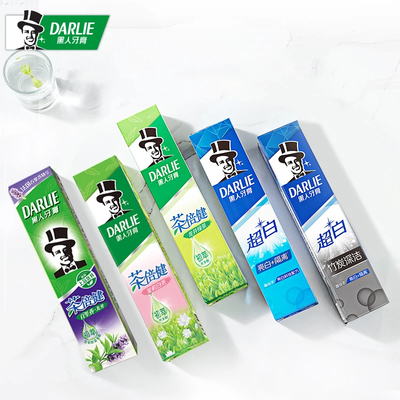 Darlie Cool Mint Flavor toothpaste Remove Dental Plaque Brighten White Teeth/Jasmine/Bamboo Charcoal Brighten White Toothpaste