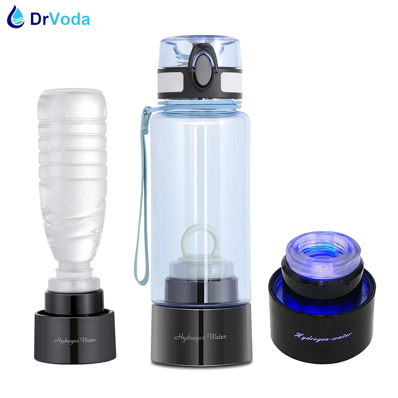 

DrVoda NEW Rich Hydrogen Generator Water Bottle High Pure 3000ppb H2 Flask SPE/PEM Portable Hydrogen Inhalation Machine Device