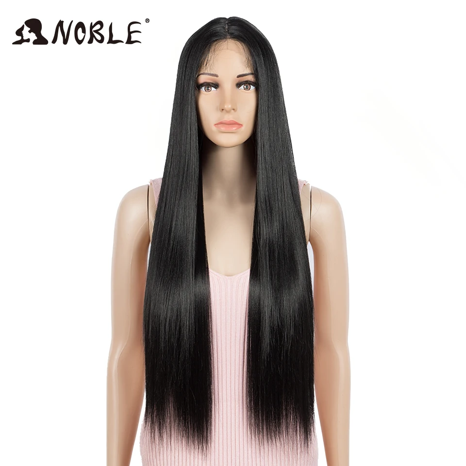 Noble Synthetic Lace Wig Lace Part Wig Straight 30