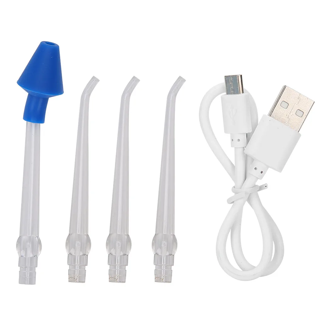 4Mode Listrik Oral Irigator Flosser Air USB Portabel Pengisian Alat Pembersih Gigi Rumah Hapus 99% Plak Mencegah Kerusakan Gigi
