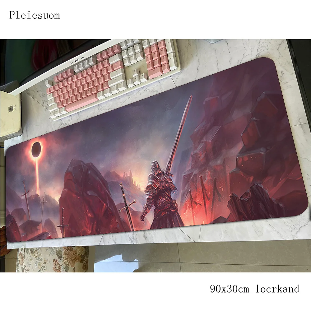 dark souls 3 mouse pad 90x30cm gaming mousepad anime Adorable office notbook desk mat cool new padmouse games pc gamer mats