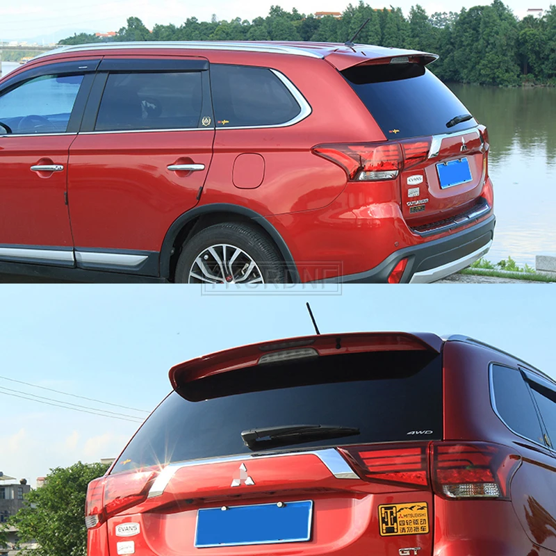 High-quality ABS paint car fixed tail, high quality stable car rear spoiler For Mitsubishi Outlander 2013-2018 Car-styling