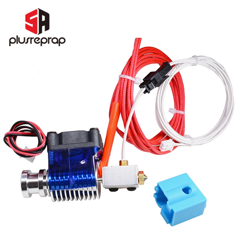 

24V Volcano Printhead Extruder Kit Wade or Bowden J-Head Hotend with Cooling Fan for 1.75/3.0mm Filament 3D Printer