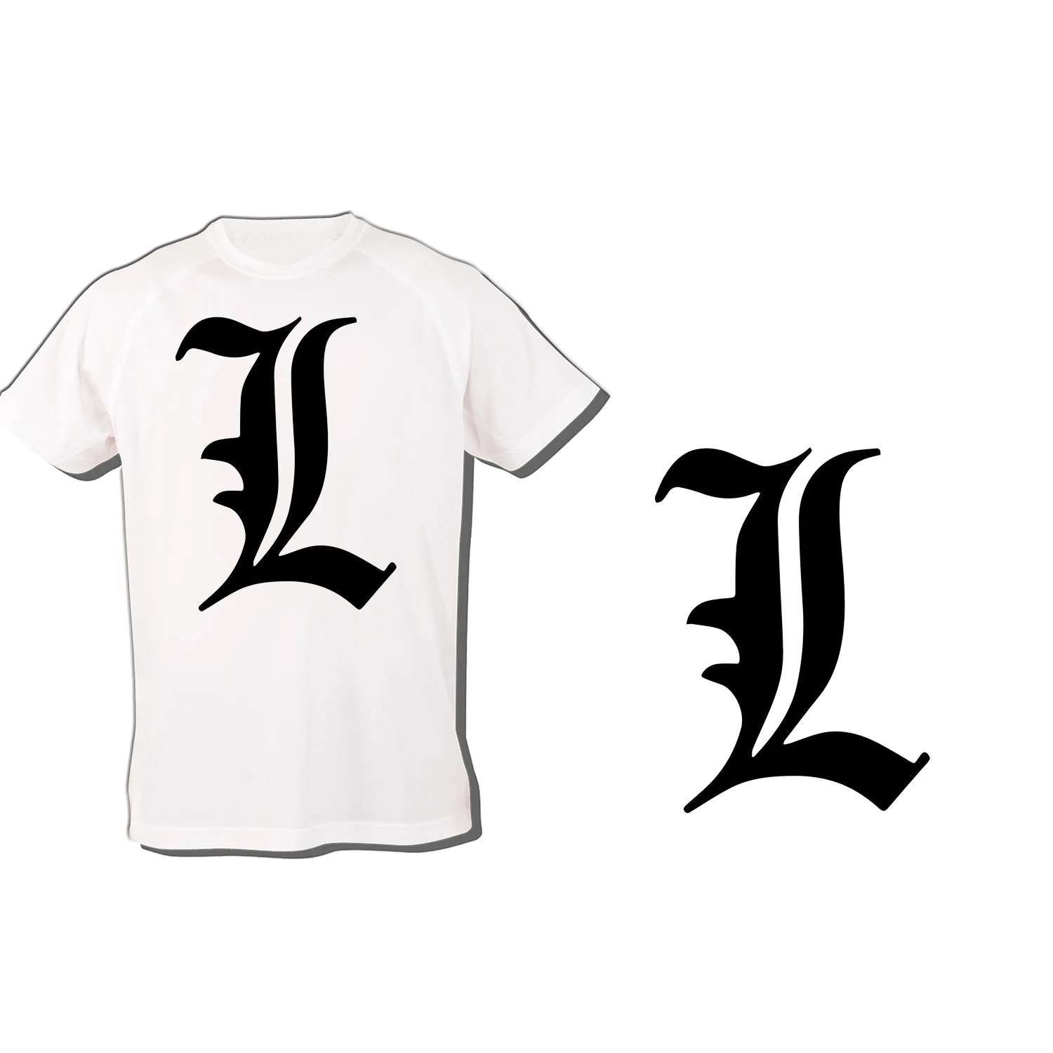 T-SHIRT A3 LOGO DEATH NOTE LAWLIET tee shirt