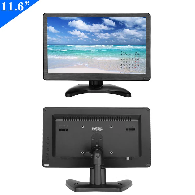 

ZHIXIANDA 11.6 Inch 16:9 IPS FHD LCD 1920x1080 With HDMI VGA Input Touch Screen Monitor Display