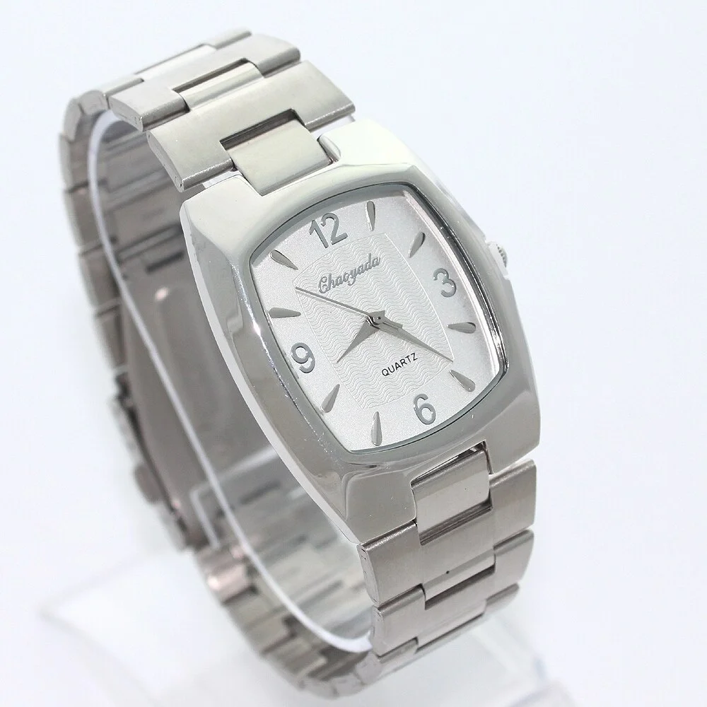 الرجال النساء موضة ساعات كوارتز فستان عادية الفولاذ المقاوم للصدأ ساعة اليد زوجين عشاق ساعات المعصم