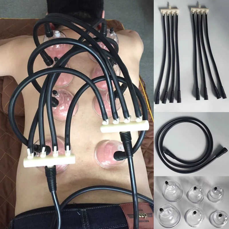 Vacuum Therapy Cupping Machine Hose Accessories Operating Four / Six-way Switch For Breast Enlargement Machine Health Instrument