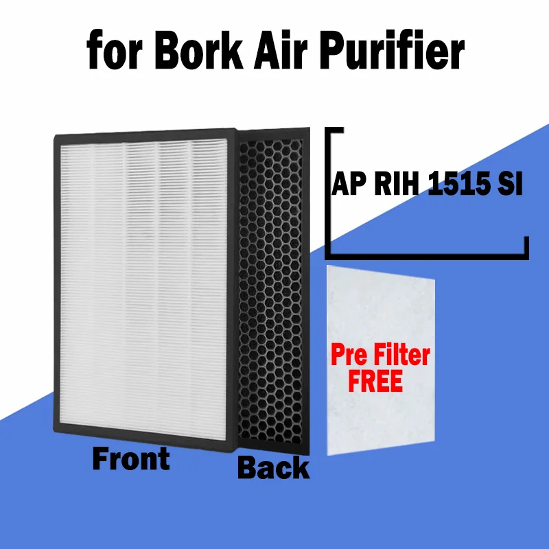 

H13 HEPA and Activated Carbon Composite Multifunctional Filter Air Purifier 300*220*20mm For BORK AP RIH 1515 SI