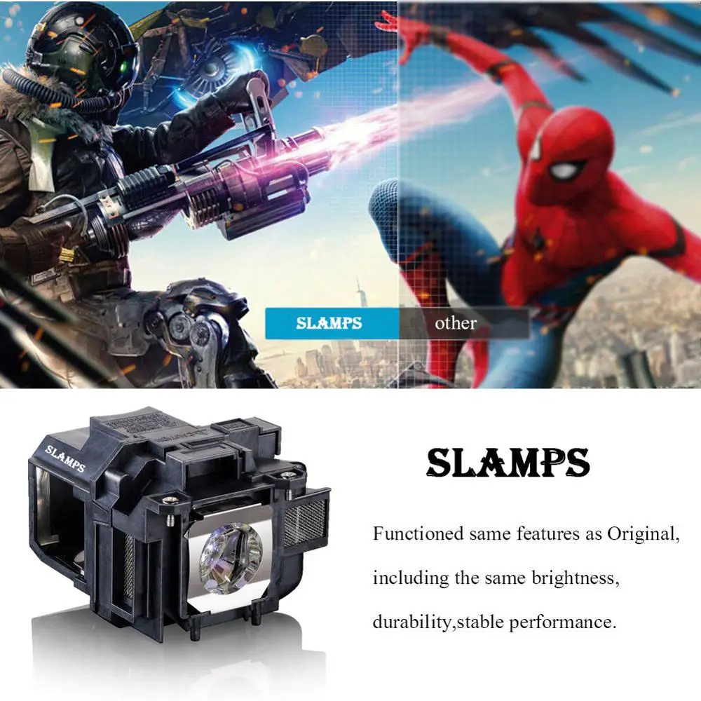 하이 퀄리티 교체 전구, EPSON ELPLP88 파워라이트 S27 EB-S04 EB-945H EB-955WH EB-965H EB-98H EB-S31, V13H010L88