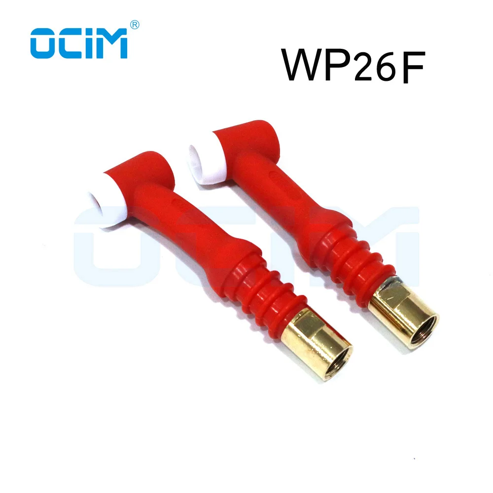 WP26V SR-26F /26FV WP26F WP26FV torcia per saldatura TIG rossa testa con manico per saldatura nero