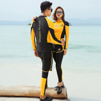 Protection Suit Jellyfish Suit Wetsuit Split Long-sleeved Swimsuit Surfing Suit Snorkeling Swimming Rafting Sun