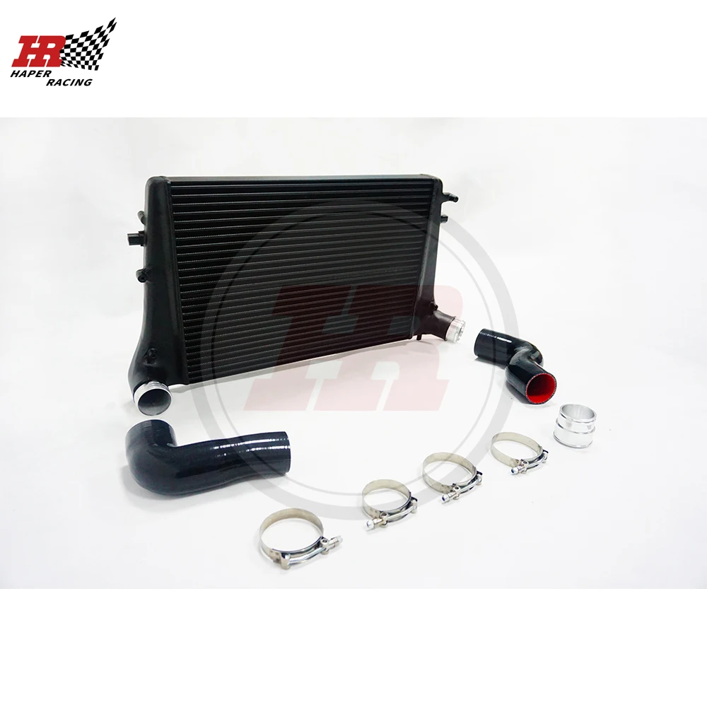 HP RACING 70mm inlet/outlet Front Mount Tuning MQB Intercooler Kit Version 2 For 2.0 TSI Mk5 MK6 A3 S3  Pas sat B6 B7 1.8T 2.0T