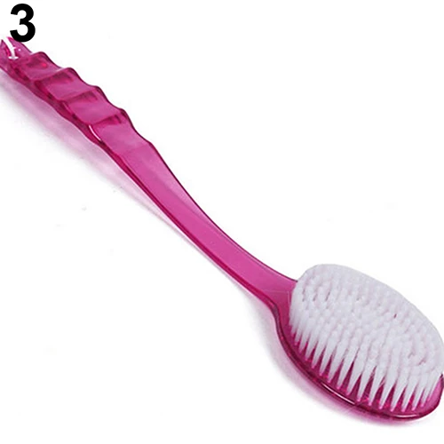 Wipe Back Bath Brush Long Body Bath Shower Back Brush Scrubber Massager Skin Cleaning Tool