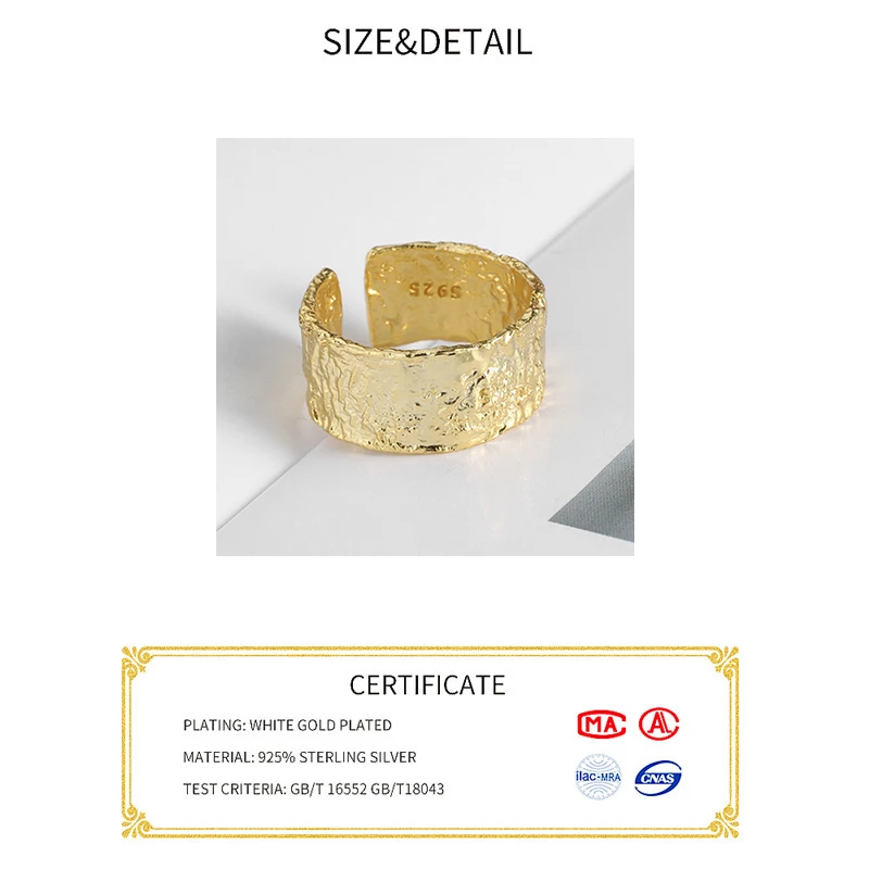 Anel de prata refinada 925 elipse, superfície fosca para mulheres, reposição, artesanal, bague femme prata 925, acessórios finos