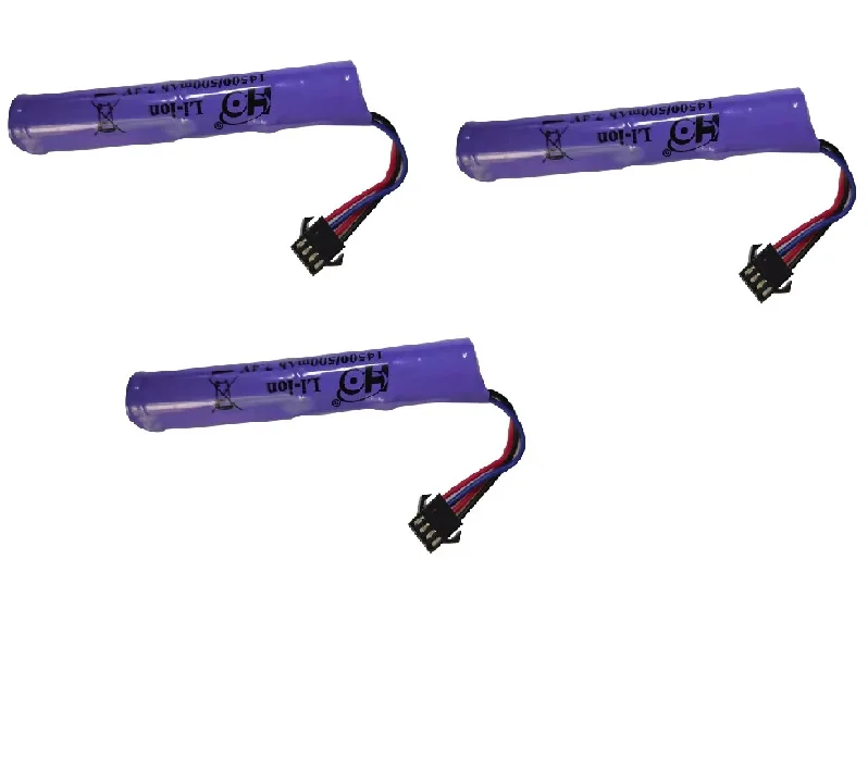 14500 แบตเตอรี่ 7.4v 500mAh แบตเตอรี่ Li-Ion สําหรับ RC Stunt Dump รถของเล่นแบตเตอรี่อุปกรณ์เสริมสําหรับของเล่น RC รถถังรถบรรทุกแบตเตอรี่รถไฟ