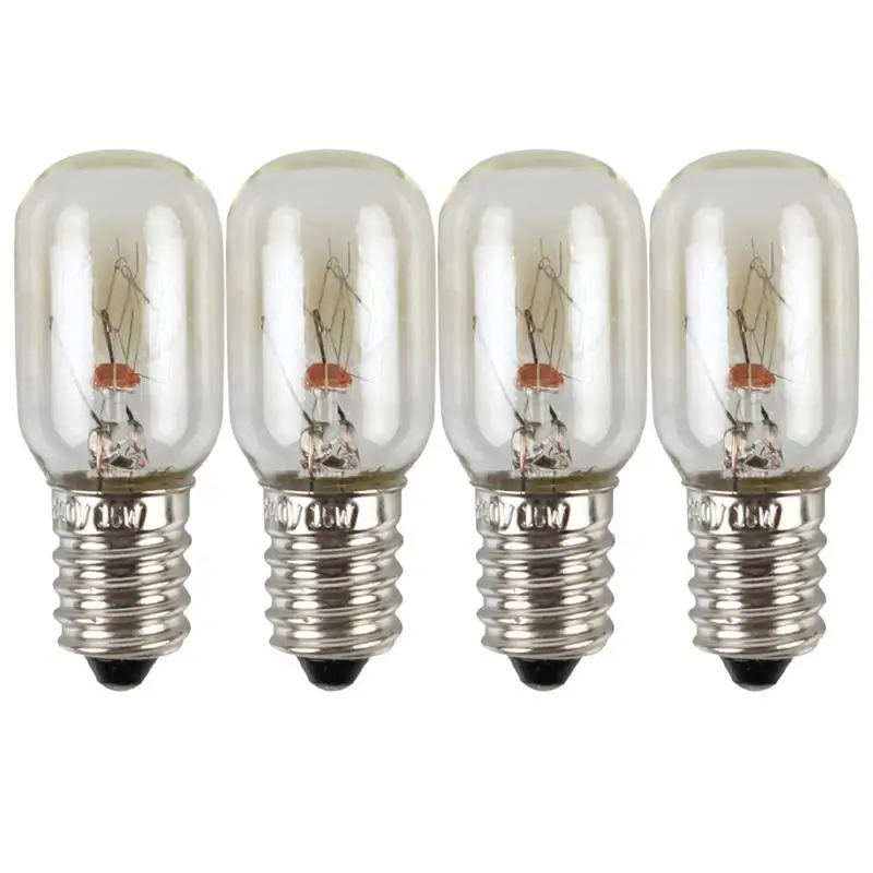 

4PCS E14 Refrigerator Incandescent Microwave Oven Bulb 220V 15W Oven Incandescent Microwave Microwave Oven Light Bulb Bulbs for