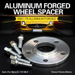 2Piece Wheel Spacers Adapte 12/15/20mm 5x112 66.5mm suit for Benz W204/205/211/212/213/220/245/242/246/461/460/463/447 M14x1.5