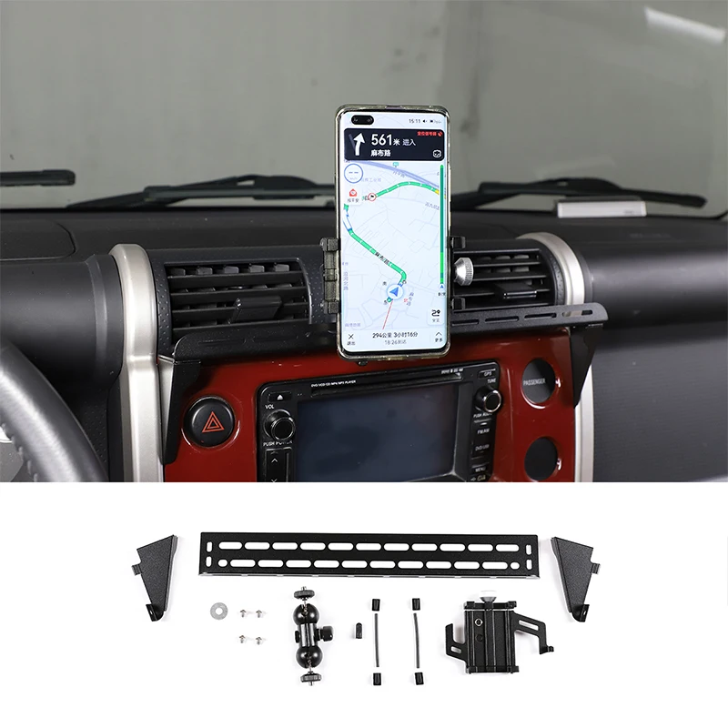 

For 2007-2021 Toyota FJ Cruiser car center console multi-function bracket mobile phone dialogue water cup bracket interior parts