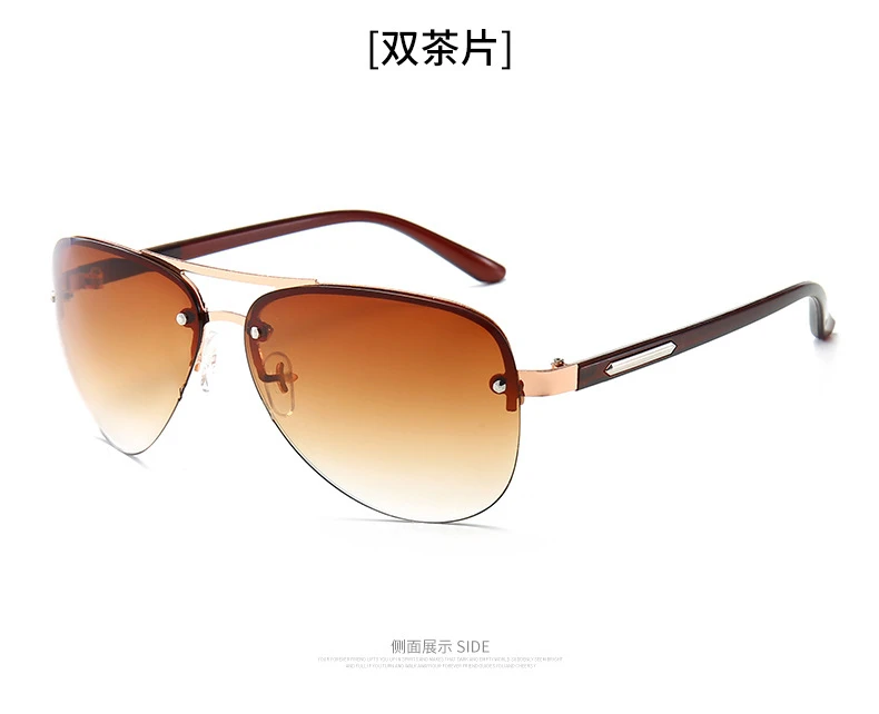 Modische Herren-Sonnenbrille im Vintage-Stil aus Metall, klassische Marken-Sonnenbrille mit beschichteten Gläsern, Fahrbrille für Männer/Frauen – Detail 5