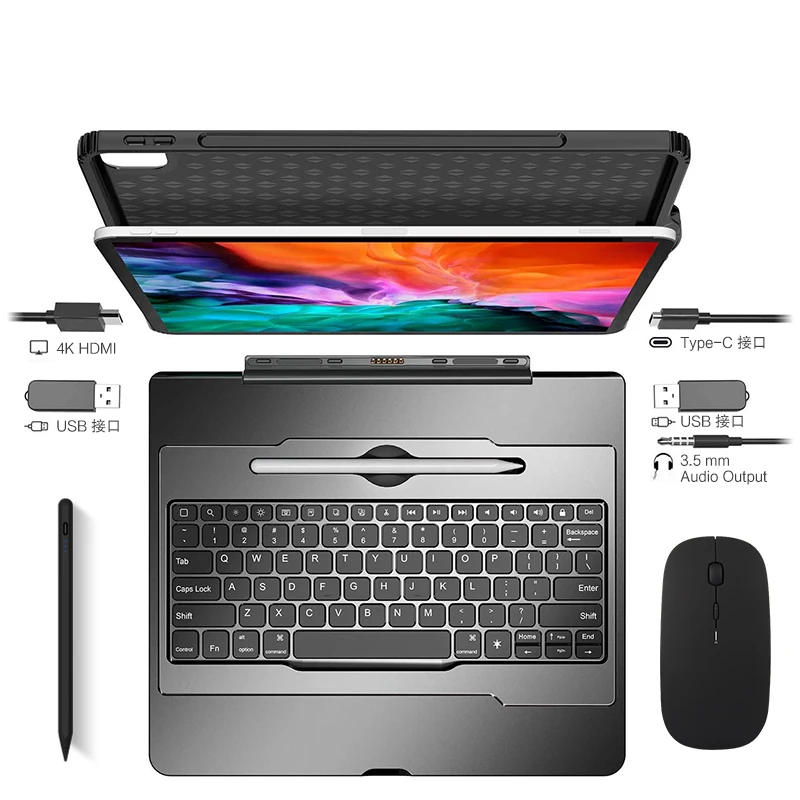 Magic Keyboard Case For iPad Pro 11 12.9 2021 2020 Air 4 10.9