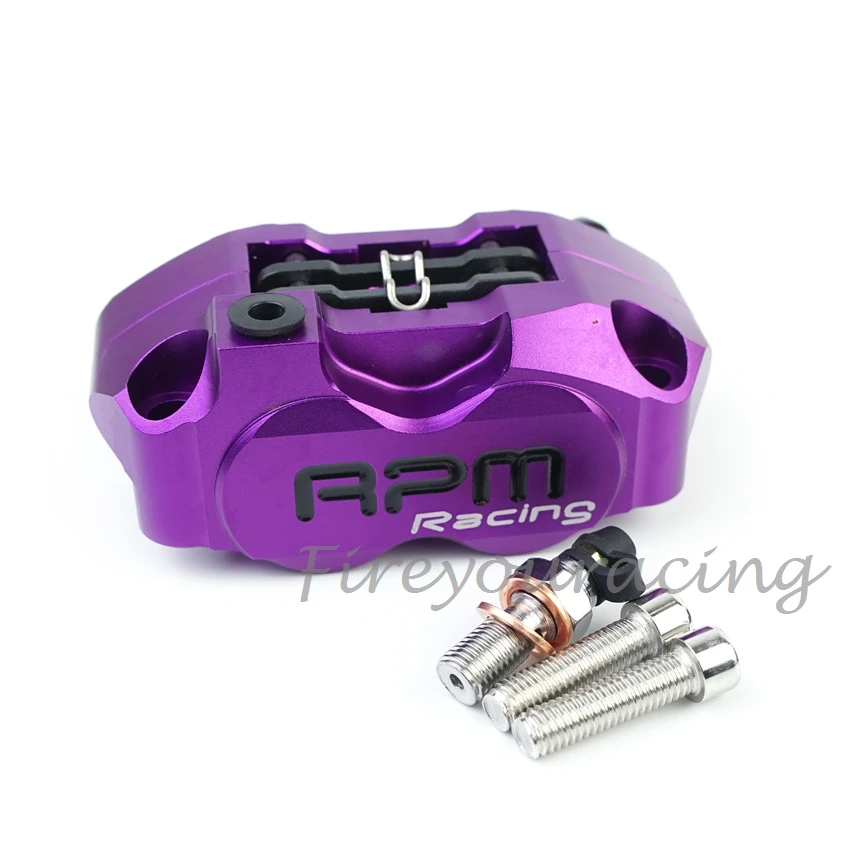 Scheibenbremssattel Moto vorne 4 Kolben Radialmontage 82mm RPM für Yamaha Kawasaki Scooter Rsz Jog Force Dirt Bike GROM