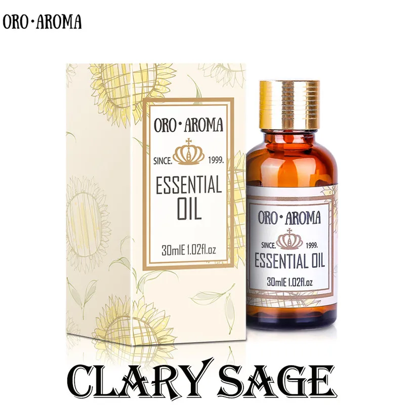 oroaroma natural Clary Sage Essential Oil kin effect Nursing hair Oil control balance Clary Sage Oil