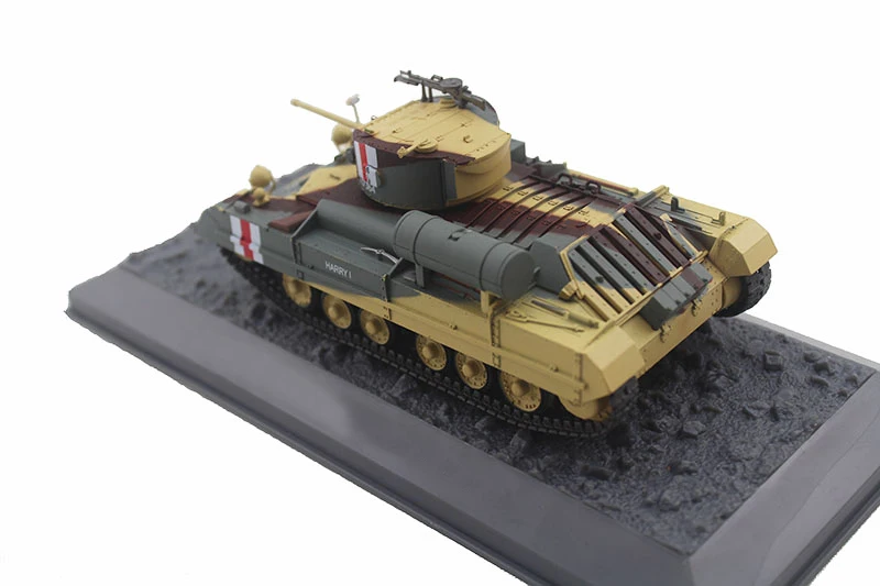 1/43 영국 발렌타인 Mk.II 1941 라이트 탱크 모델, 합금 완제품 모델