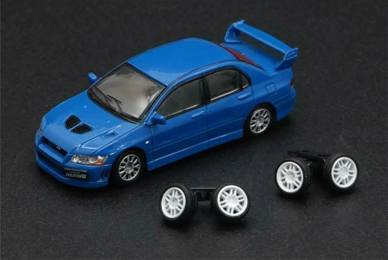 New BMC 1/64 Scale Miniature Car Lancer Evolution VII Right Hand Drive by BM Creations JUNIOR +wheels Diecast toys