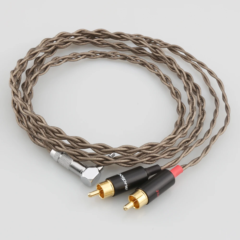 

HIFI 2 Audiophile Audio Cable high quality 99.999999 OCC Pure Copper Wire Cord Computer Connection Cable New