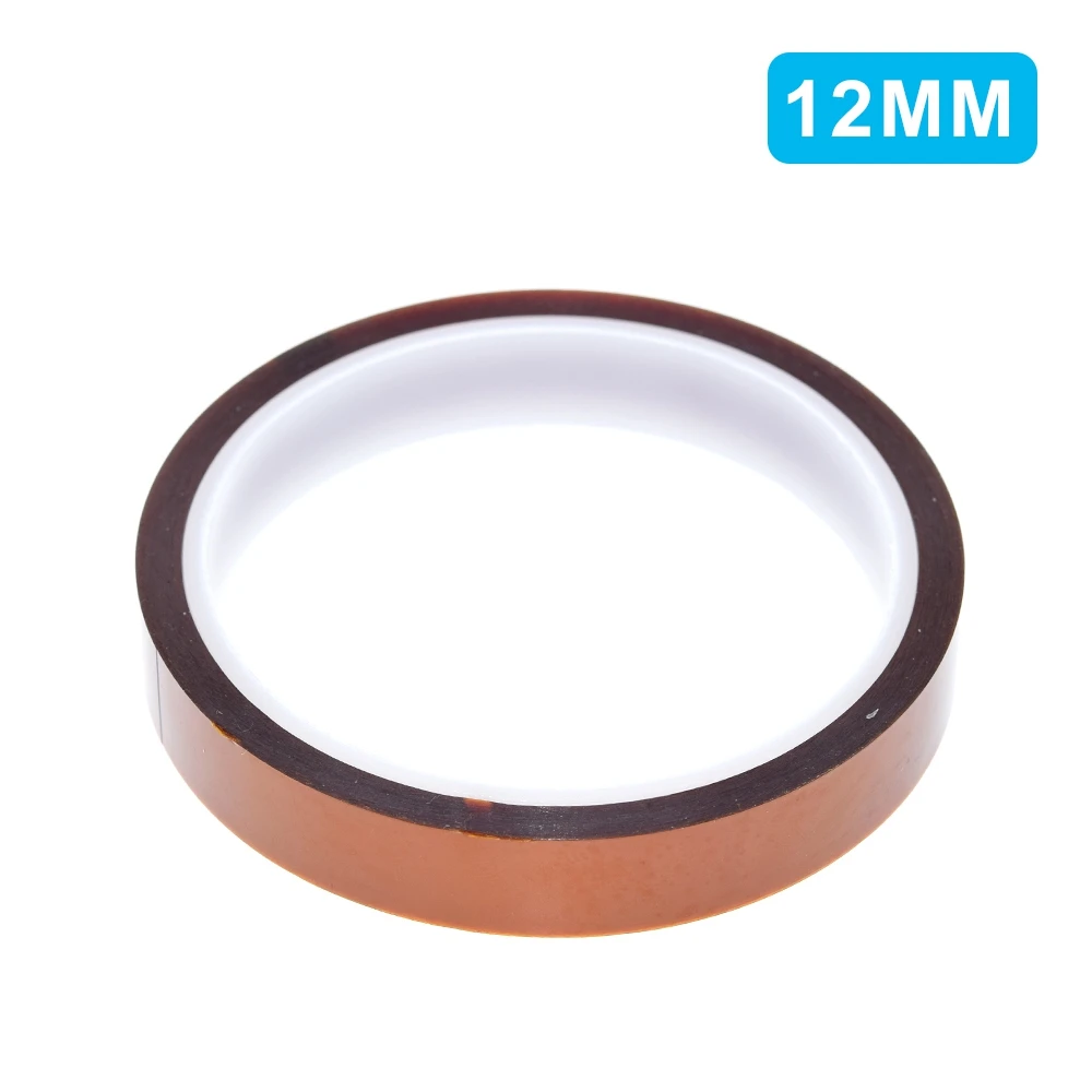 1/3 Stück, 33 Meter x 5–40 mm, hitzebeständiges Polyimidband, hitzebeständige Isolierfolie, selbstklebendes Polyimidband, 10 mm. – Detail 9