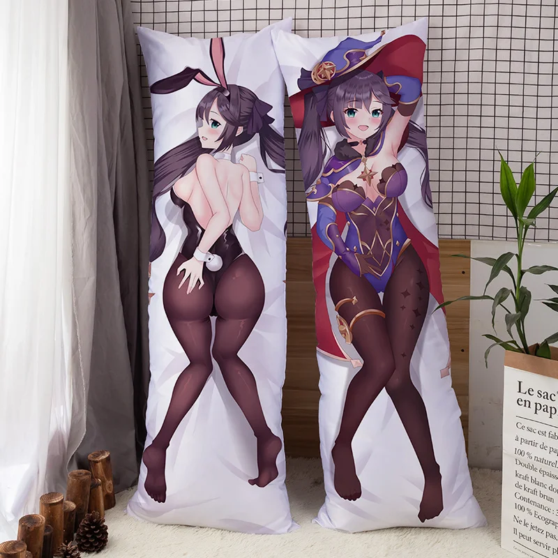 Genshin Impact Dakimakura Sangonomiya Kokomi 베개 커버 케이스 포옹 베개 케이스 150 × 50CM 160 × 50CM 180 × 60CM