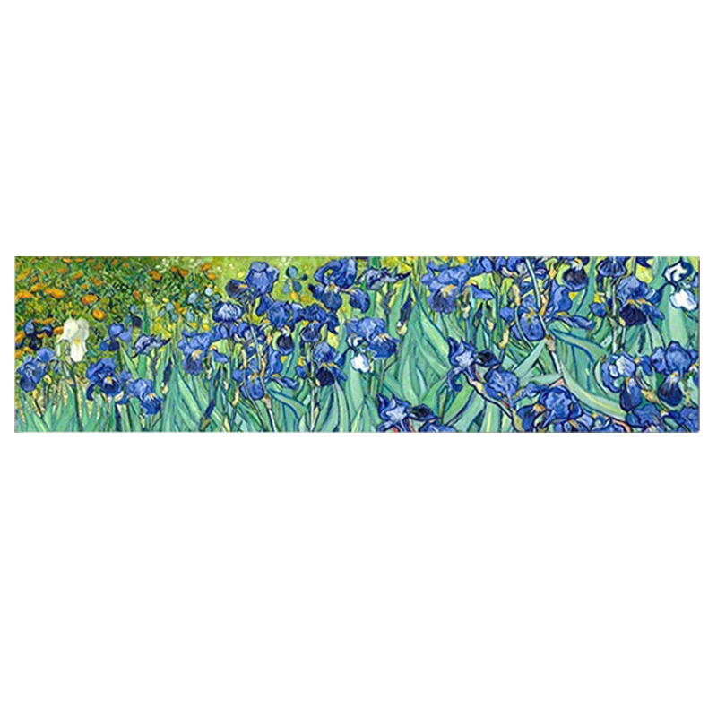 Diy 5D Diamond Embroidery Mosaic Painting Cross Stitch,Full Oil Painting Blue Blooming Flowers, Flying Swallow Decorative Gift