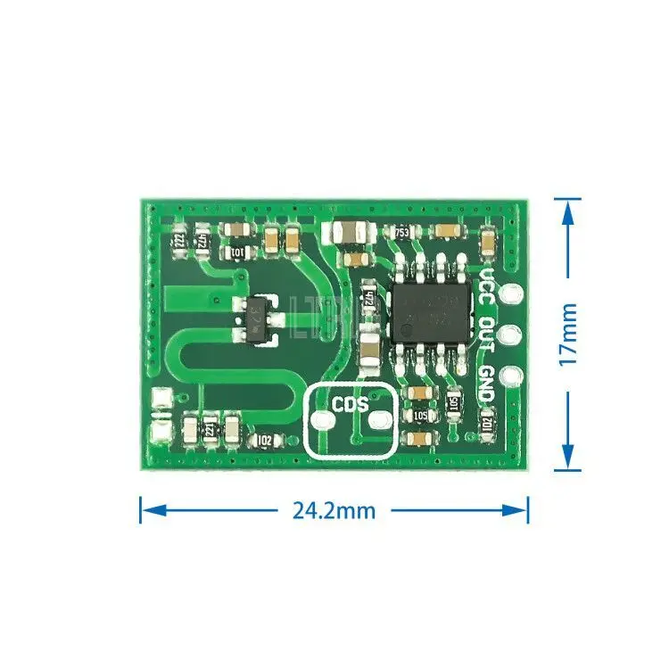 LTRIG Custom 1PCSRCWL-0515 12-15เมตร2.7G ไมโครเวฟโมดูลตรวจจับเหมาะสำหรับโคมไฟโรงรถ/โคมไฟ UV