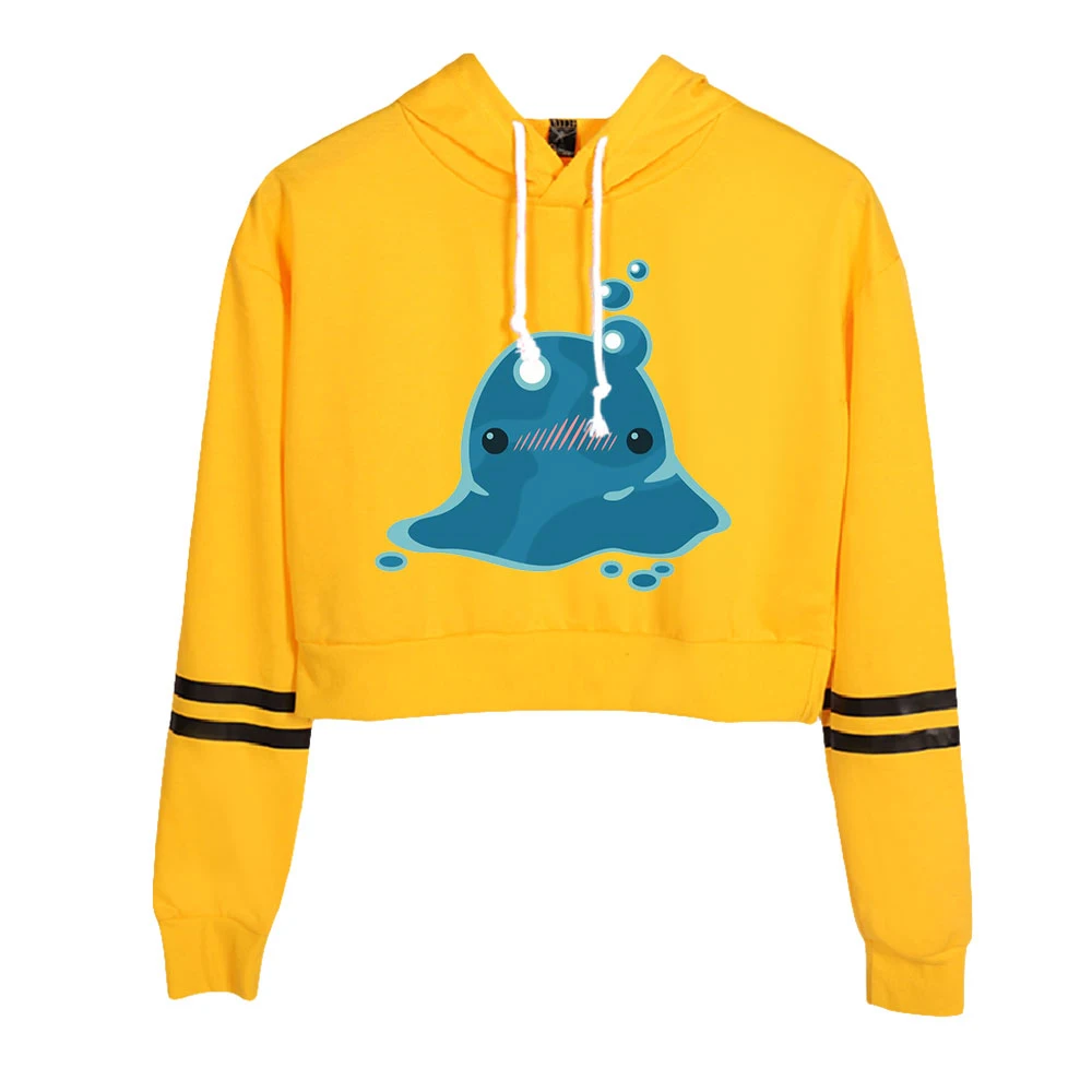 

Slime Rancher casual sweatshirt ladies loose hooded short Harajuku hoodie tops