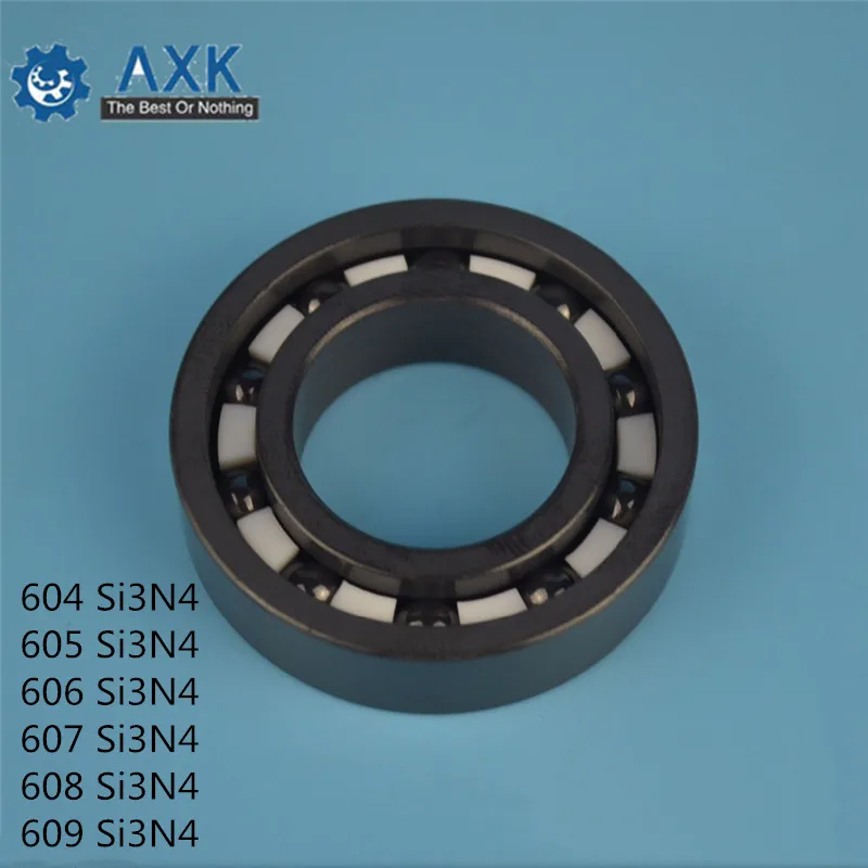 

604 605 606 607 608 609 Full Ceramic Bearing ( 1 PC ) 4*12*4 mm Si3N4 Material 604CE All Silicon Nitride Ceramic Ball Bearings