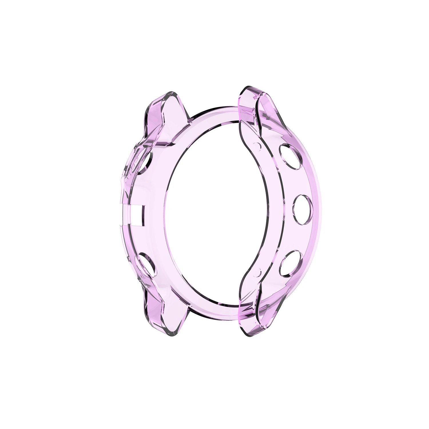 Capa tpu macia de silicone, capa protetora transparente para garmin fenix 6s/6s pro band, capa protetora de tela para relógio inteligente