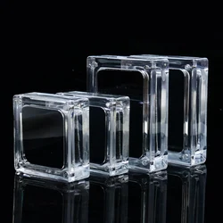 Thicken Transparent Plastic Storage Box Rectangular Collect Clean Display Box Portable Jewelry Storage Box Organizer Home Decor