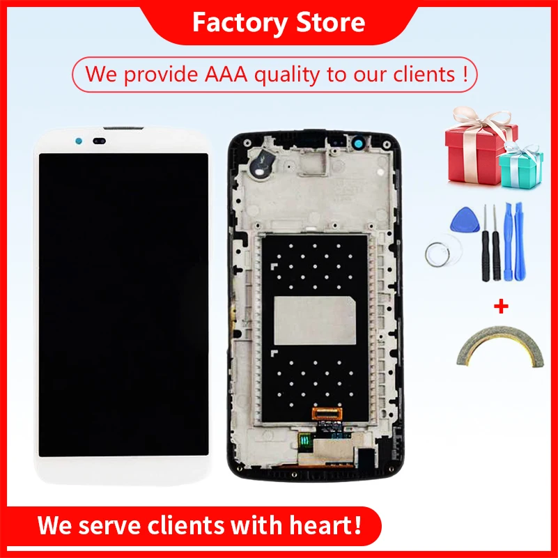 AAA Quality For LG K10 LTE K420N K430 K430DS K410/ K10TV K430TV K10 TV LCD Display Touch Screen Digitizer Assembly