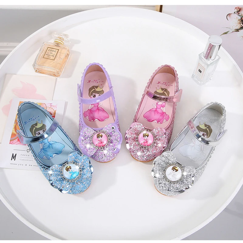 

Toddler Sandals Summer Crystal Sequins Single Shoes Sports Shoes Princess Casual Shoes Sandals Baby Kids Girls Sandals22-36