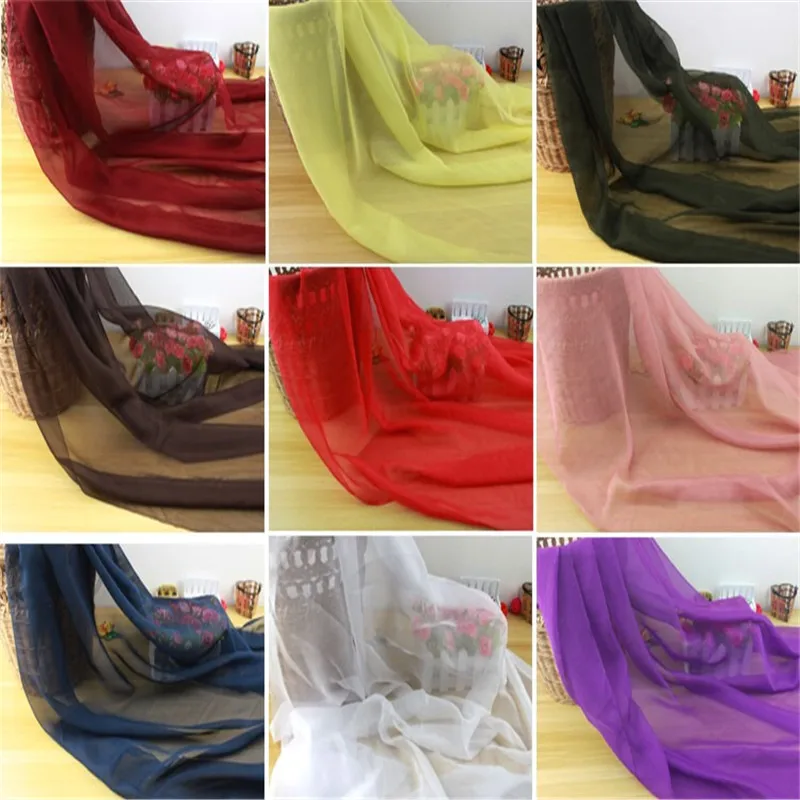 Width 150cm Chiffon fabric soft fabric for dress lining cloth material silk fabric 30d georgette fabrics wedding