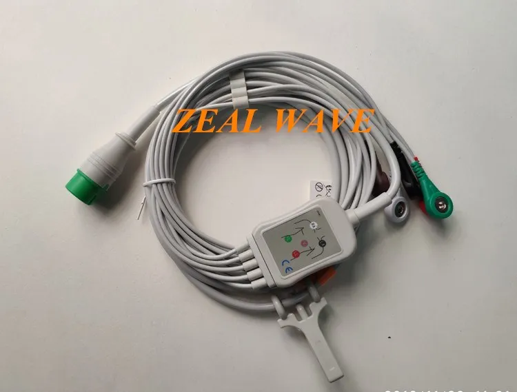 

Coman 12-pin ECG Lead Cord Coman Monitor 12-pin Heart Cable Coman ECG Lead Cord Coman C70